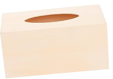 LIFKOME 2stücke Holzserviettenboxen Handgemachte Gewebte Tissue-Boxen Einfache Farbdesigns Für Bastelarbeiten Material Für Kreative Projekte