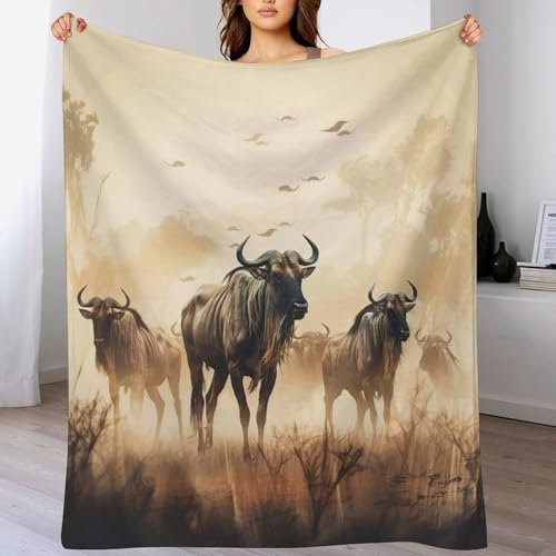 PAZZK Kuh Decke Flauschig & Super Weich - Hochwertige Flannel Fleecedecke Auch Als Wohndecke, Tagesdecke, Sofadecke & Wohnzimmer Geeignet - Überwurf Decke Sofa & Couch,（180×200cm）