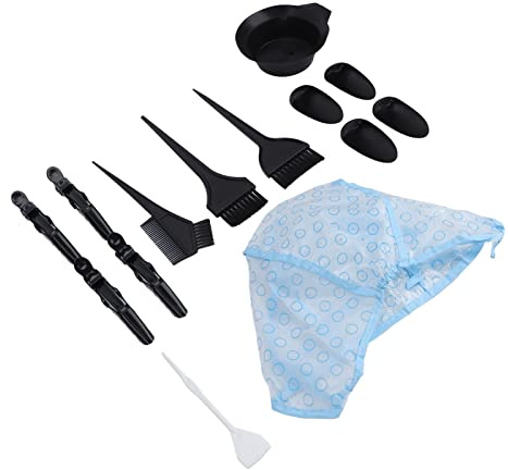 Generic Kit de Teinture pour Coloration des Cheveux, Bol de Teinture, Cache-oreilles, Kit de Coloration pour Salon de Coiffure