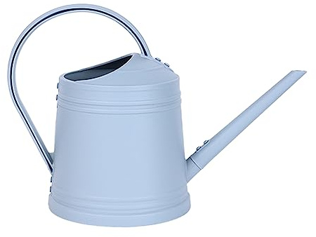 Childrens Watering Can 1. 8L Imitation Tin Long Spout Watering Cans Home Balcony Portable Cans Large Capacity Gardening Tools Can Sprinkler Bar (Blue, One Size)