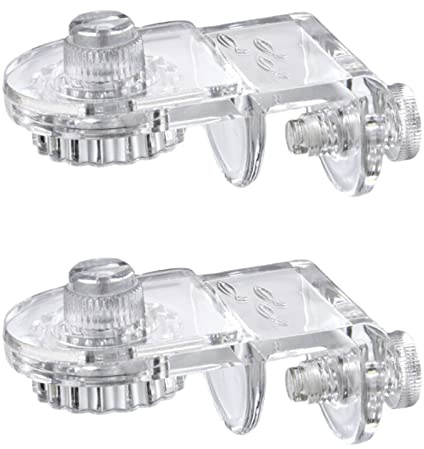 LAIOUSN 2 Stück für Aquarium-Netzhalter, Anti-Spring-Klemme, Acryl, feste Klemme, Aquarium-Zubehör, Halter-Clips, Aquarium-Abdeckungs-Set, Anti-Sprung-Abdeckung