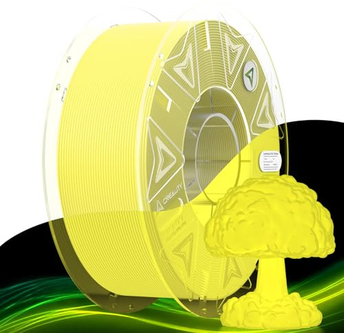 Creality Filamento oficial de Hyper PLA para impresora 3D, filamento PLA de 1,75 mm que brilla en la oscuridad, filamento de alta velocidad de 30 a 300 mm/s, apto para la mayoría de impresoras 3D FDM