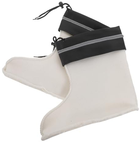 KOMBIUDA Bomullsstrumpor Rain Boot Liner Strumpor Hunter Boot Liner Vinterstiefel Innenschuh Varm Vinterskofodral Hunter Strumpor Regnstövlar Gummi White
