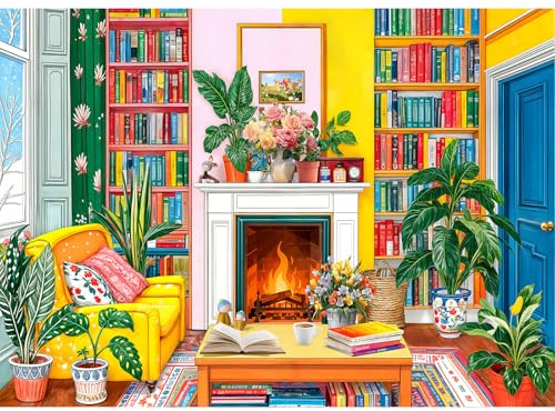 Puzzles 1000 Pieces for Adults jigsaw puzzles for adults 1000 Piece Puzzle Challenging Game for The Whole for Women, Gifts for Men, jigsaw puzzle Theme:Colorful Study