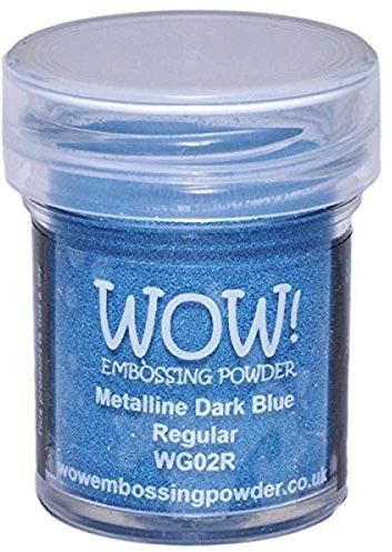 WOW ! Embossage poudre 15ml-Dark Blue Metalline
