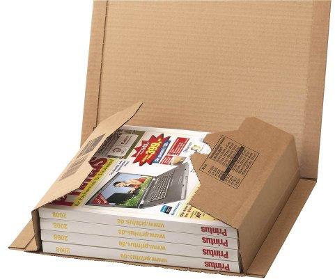 20 ColomPac Buchverpackungen für DIN A4 / 30,2 x 21,5 x 8,0 cm