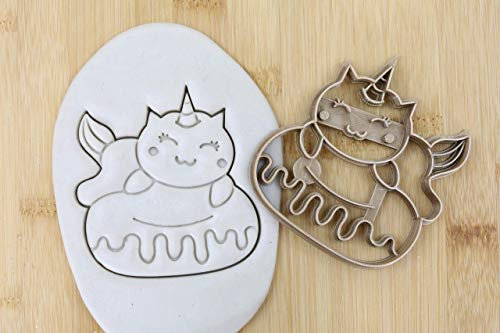 Einhorn Donut Keksstempel/Ausstechform keksausstecher PLA ca.8cm