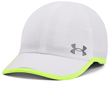 Under Armour Damen Iso-chill Launch Wrapback, (100) Weiß/Lime Surge/Reflektierend, Einheitsgröße