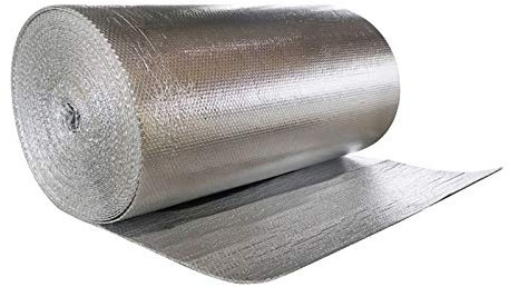 Isolierfolie Dämmfolie Heizkörper Reflexionsfolie Heizung Haus Thermofolie Fenster Selbstklebe Aluminisierte Luftpolsterfolie für Dächer Wände und Böden Als Kälteschutz Isolierungsfolie Wärmedämmung (