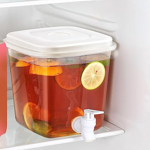 Pastoralist tap drink dispenser,3.5L Drink Dispenser for Fridge, Beverage Liquid Drink Container for Party, Cold Water Pitcher Lemonade Stand Juice Jug with Spigot