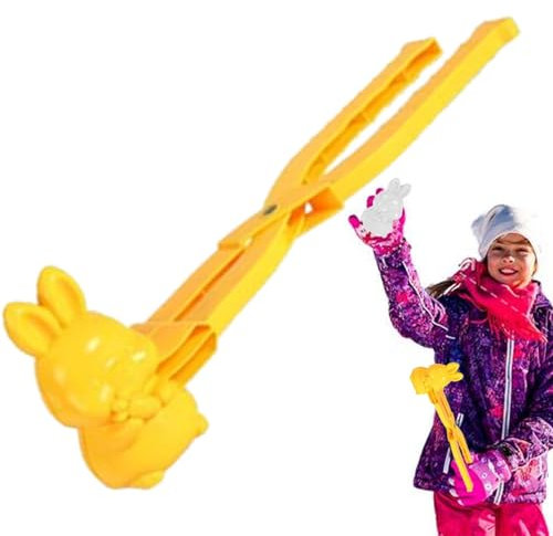 Generisch Schneeballmacher,Schneeballmacher | Häschen-Dinosaurier- -Schneeballform,Lustige Schneespiele, Spielzeug zum Aufsammeln, Schneeball-Clip für Kinder, Schneeschlacht, Abenteuer im Freien