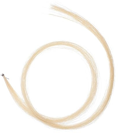 BESPORTBLE Mongolisches Pferdehaar für Viola und Cello Bogen mit Vorgebundenem Versiegeltem Ende Leicht zu Befestigen Beige Farbe für Anfänger und Studenten Geeignet
