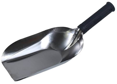 Pelle à Main du Jardin, Pelle de Jardinage en Acier Inoxydable avec poignée Non Glissante, truelle à Main de 11, 8 x 5, 1 Pouces pour Transplanter la Plantation la Plantation désherbage, truelle