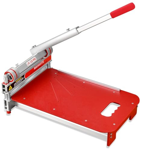 Laminate & Vinyl Floor Cutter, 13” Flooring Cutter for Laminate, Vinyl Plank, LVP, LVT, SPC, WPC, Engineered Wood – Precision Manual Flooring Installation Tool with Tungsten Steel Blade