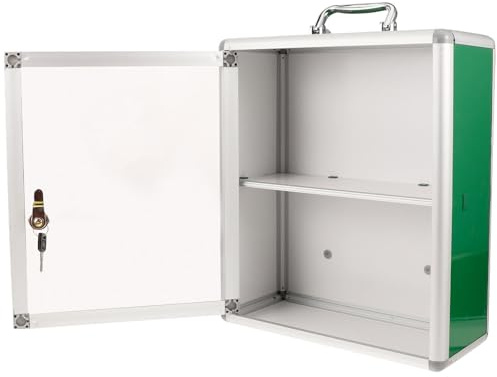 Healifty Boîte Murale de Secours Capacité Étendue pour Pharmacie Armoire de Rangement Médicale Polyvalente pour Domicile et Lieux Publics Stockage Pratique des Médicaments avec