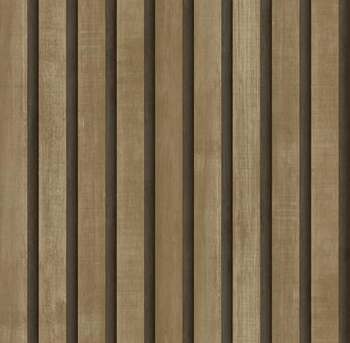 Sanders & Sanders papier peint tasseaux de bois marron 53 cm x 10 m