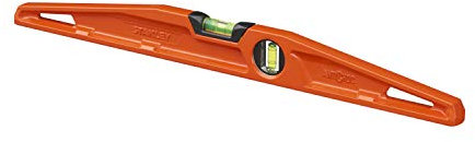 STANLEY 1-42-313 Niveau Trapézoïdal mlh 50 cm Gamme FATMAX - Fabriqué en France - Structure Aluminium - Léger et Résistant - Grande Fiole Incassable - 40 cm - Précision +/- 5mm/m