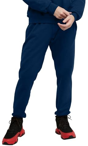 Hanes Men's Ultimate Cotton Pant, Navy, Large