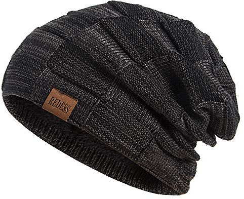 REDESS Beanie Mütze für Herren und Damen Winter Warme Mützen Stricken Slouchy Thick Skull Cap