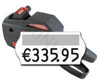 Preisauszeichner contact premium 6.26 für Preisangaben in Euro & Kronen (inkl. 7500 Blanko-Etiketten 26x12mm)