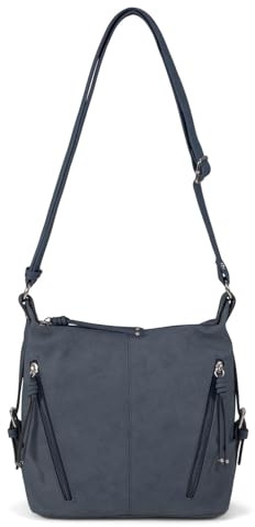 TOM TAILOR Caia Damen Umhängetasche Crossbody Bag Mittelgroß Blau