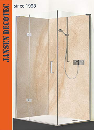 Duschrückwand Set 2-teilig, 2 Segmente je 90x200cm, Motiv: Sandstein Canyon