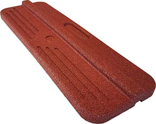 Leitermatte Leitersicherung ROT Antirutschmatte Stoppermatte Standfuß Leiter Bodenschoner 75 x 25 x 5 cm