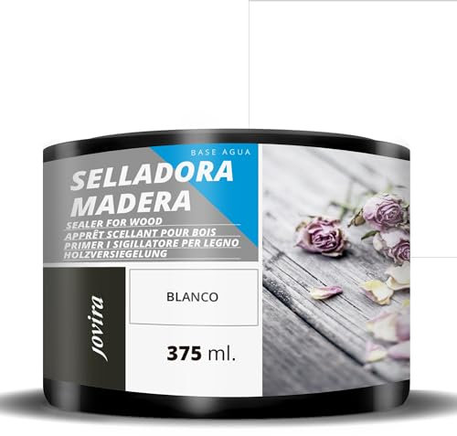 JOVIRA PINTURAS Sigillante per legno a base d'acqua. Fondo speciale per legno. (375 ml, bianco)