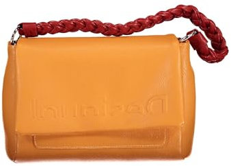 Desigual Damen Bols_half logo Copenhagu Across Body Bag, Orange, Einheitsgröße EU