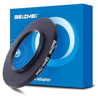 58 mm à 72 mm. Anneaux adaptateurs de filtre d'objectif compatibles avec tous les objectifs de 58 mm à 72 mm UV, ND, CPL, 58 mm à 72 mm. Bague de filtre pour objectif