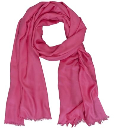 LINDENMANN Damscarf rosa/damhalsduk tunn 100 % viskos, damhalsduk rosa, ROSA, En Storlek