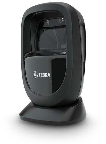 Zebra Technologies - Scanner de présentation DS9308 SR à kit USB - Design Compact avec Un encombrement Quasi nul - pour Les comptoirs à Espace restreint - Numérisation Rapide - Noir
