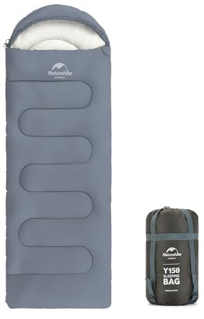 Naturehike Umschlagschlafsack, 3-Jahreszeiten-Deckenschlafsack mit Kleinem Packmaß, Ultraleichter Wasserdichter Deckenschlafsack, 220 X 85 cm Spleißbarer Schlafsack für Erwachsene（Rechte Öffnung）