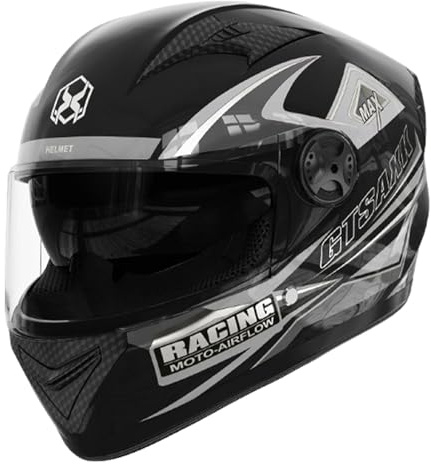 Casco De Cara Completa Con Doble Visera,Sombrero De Motocicleta Con Doble Visera - Casco integral para bicicleta de calle con visera doble,Casco de ciclismo para adultos, hombres y mujeres, para motoc