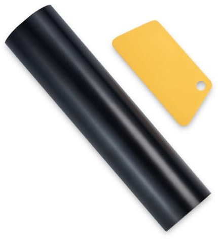 130 x 21 cm Film de pare-brise pour vitres de voiture, bande de pare-soleil film de confidentialité avec grattoir pour pare-brise, bande anti-éblouissante film teinté pour protection solaire