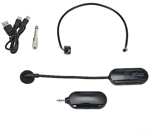 SPORTARC Micro sans fil 2,4 G pour fitness, portée de 50 m pour voix, haut-parleurs, enseignants