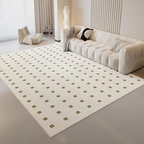 Tzvpsu Küchenteppich rutschfest Gelb Braun Graffiti Design Leicht zu reinigen Langlebiger Teppich,jugendzimmer Rutschfester Teppich,140x200cm
