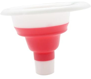 Cabilock 10piezas Embudo De Silicona Flexible Unidades Embudo Telescópico Plegable Para Fácil De Limpiar Color Aleatorio