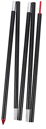 Toddmomy Outdoor Canopy Pole Heavy Duty Aluminum Alloy Tent Canopy Support Rod Extendable for Camping Tarp Sections