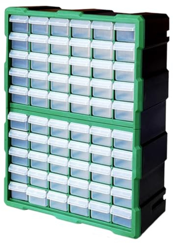 Organizador de piezas pequeñas - de almacenamiento apilable Compacto
