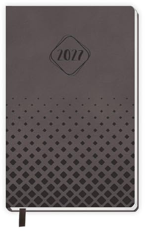 TRÖTSCH - Taschenkalender A6 Soft Touch Anthrazit 2027: Soft Touch Terminkalender