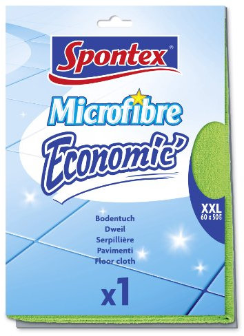 Spontex Economic Serpillère en Microfibre Taille XXL 60 x 50 cm