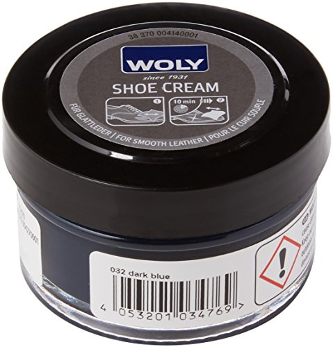 Woly Unisex-Adult Shoe Cream Shoe Treatments & Polishes, Blue (Dark Blue), 50.00 ml