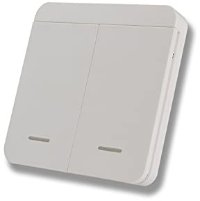 Tormatic Novoferm 433 MHz - Pulsador de pared compatible con accionamiento de puerta de garaje Black Run Novomatic con transmisor 502 522 MAX43-2 (2 canales)