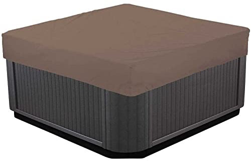 TMXKOOK Outdoor SPA Whirlpool-Abdeckung, Abdeckplane für Gartenmöbel, wasserdichte, UV-beständige, Winddicht, Schneebeständig, Staubdicht, Verstellbarer Kordelzug