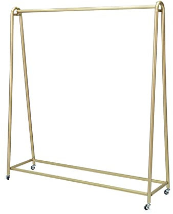 NATWEE Kleiderständer, Standgarderobe, Kleiderstange aus Metall, Ng Beacapacity/verschleißfest und wasserdicht, geeignet für Damenbekleidungsgeschäfte/Gold/150 x 160 cm It's so Kind of You