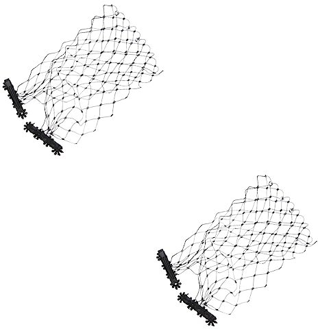 WOFASHPURET 2stücke Mesh-veil Braut-schleier Mit Clips Extravaganter Wasser-diamant-velours Schleier Für Hochzeiten Maskeraden Und Tee-partys Schwarz Für Kreative Fotos Und Veranstaltungen
