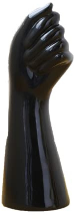 Human Body Vase,Small Flower Vase,Black Ceramic Vase,Hand Vase,Modern Vase for Garden Home Living Room Decor,Table Art Statue Indoor Outdoor