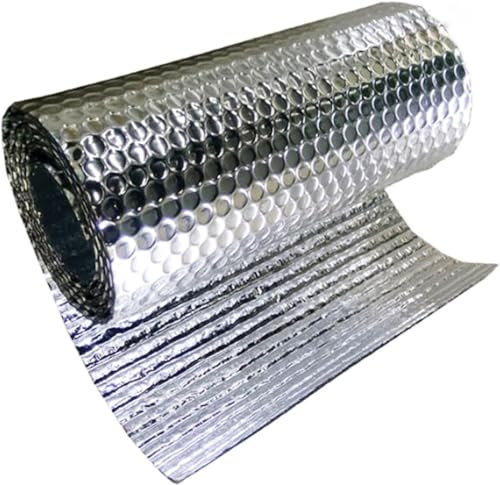 SSDDLZEQ Wärmedämmfolie, Aluminium Dampfsperre, Mehrschichtige Wärmedämmfolie for Boden Dachboden Wände(2x10m)