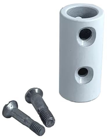 Manchon Ø12,2mm d'un côté et Ø10,1mm de l'autre pour le montage de manivelle ou de crochet sans perçage Volet Roulant Accessoire Cardan Liaison Sotre Fenêtre Ouverture Fermeture Adaptateur